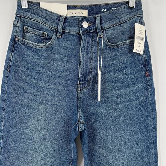Warp & Weft ASE Aspen Pitkin Straight Leg Jeans Streetwise Women’s Size 4/27 NWT - Picture 4 of 11